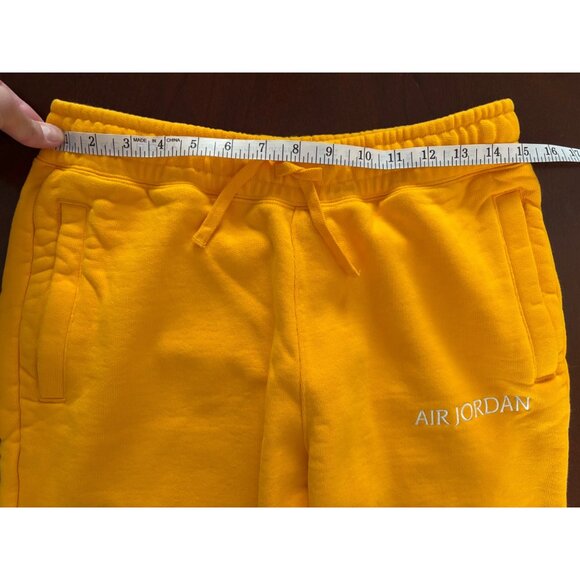 Nike Air Jordan Bright Yellow “Sport Gold” Heavyweight Jogger Sweatpants Men’s S - Picture 9 of 12